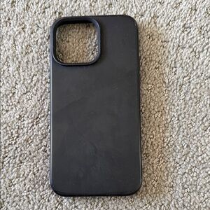 iPhone 14 Pro Max Black Phone Case - silicone Protective Slim Cover